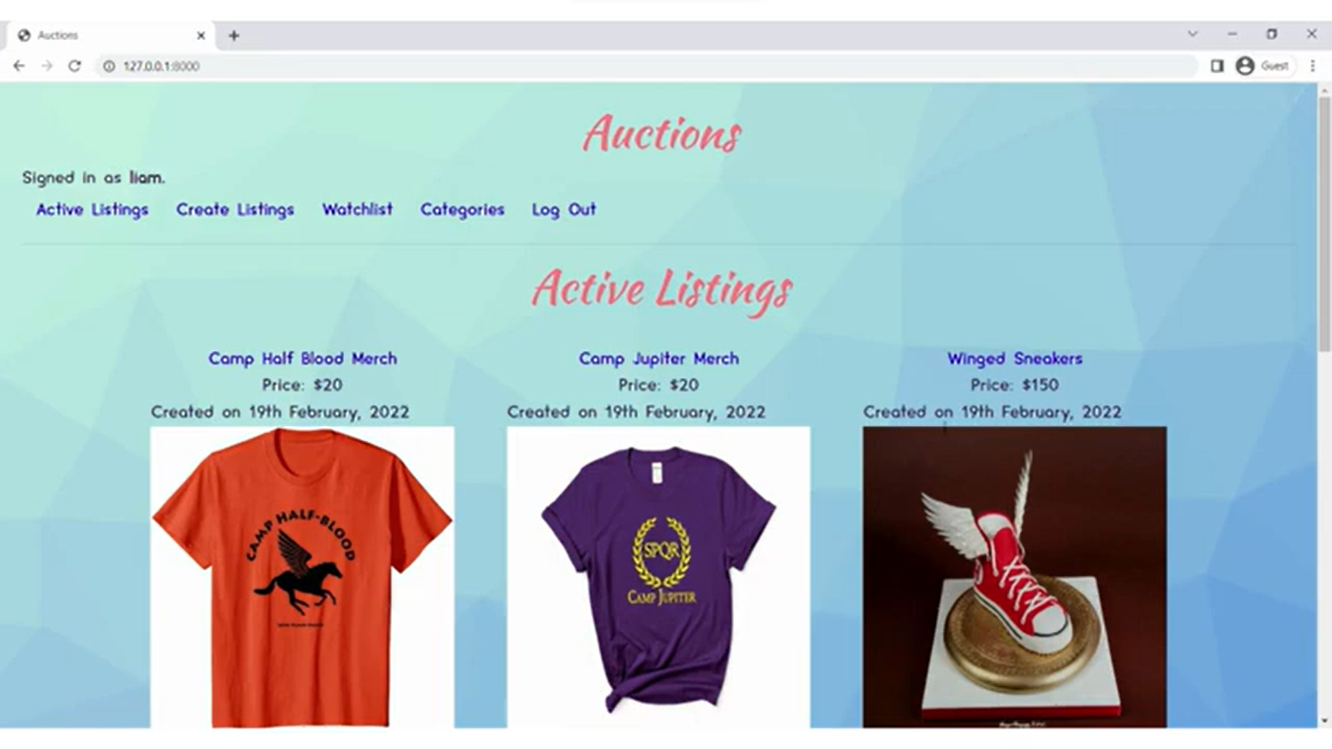 Commerce-Web-Application